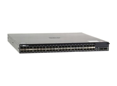 Switch Dell Networking N4064F 48x10GbE SFP+ 2x40GbE QSFP+ F2R Normal Flow, 2x PSU, 2x Wentylator