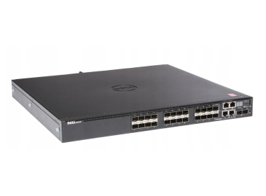Switch Dell PowerConnect N3024F 2x1GbE 24x1GbE SFP 2x10GbE SFP+ F2R Normal Flow, 2x PSU, 1x Fan