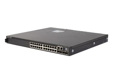 Switch Dell PowerSwitch N3224T-ON 24x1GbE BASE-T 4x10GbE SFP+ 2x100GbE QSFP28 stack R2F Reverse Flow, 1x PSU, 3x FAN