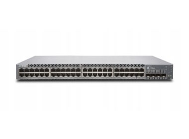 Switch Juniper Networks EX3400-48T-AFI 48x1GbE 4x10GbE SFP+ 2x40GbE QSFP+, 2xFAN R2F Reverse Flow, 1xPSU 150W AC