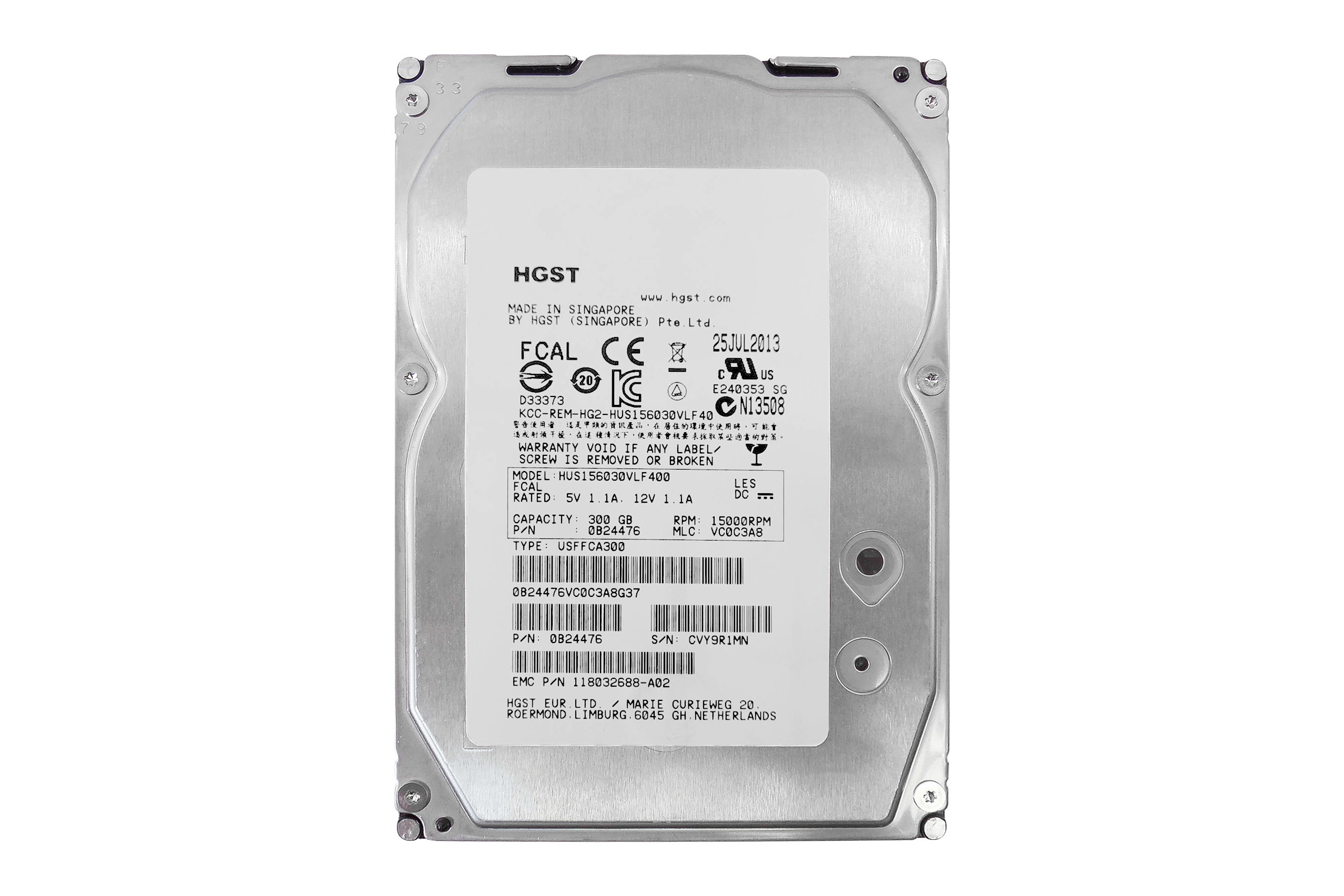 Dysk twardy EMC 300GB HDD FC 4G 3.5" 0B24476