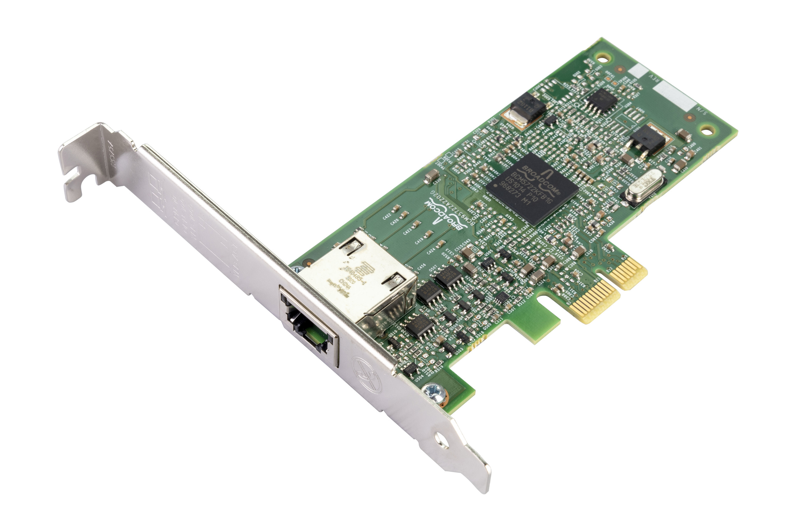 Karta sieciowa Dell BCM95722 1x1GbE RJ45 PCIe x1 J5P32