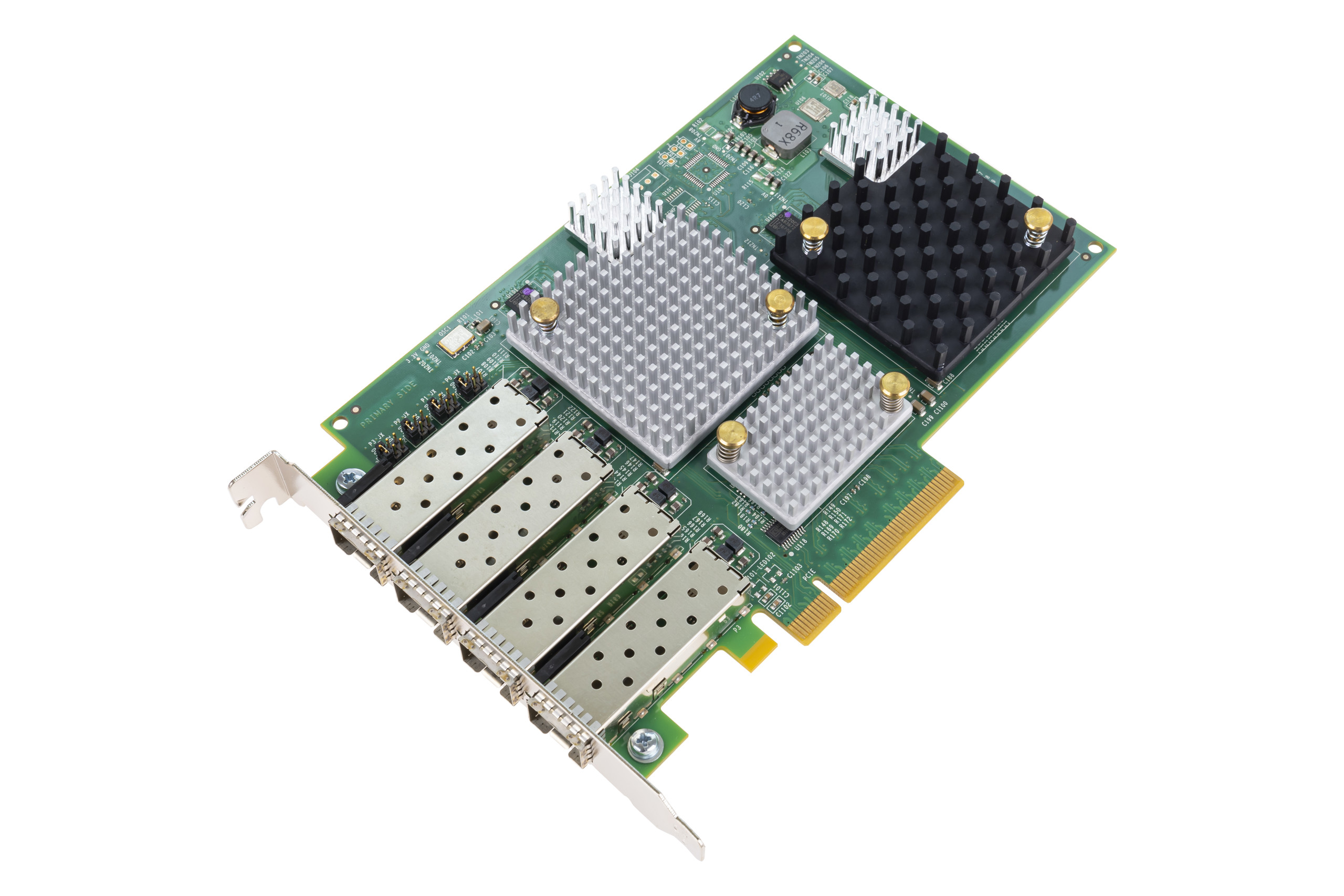 Network Card Emulex Lpe12004 4x8Gb FC PCIe 2.0x8 P003798-01B - Afbeelding 1 van 3