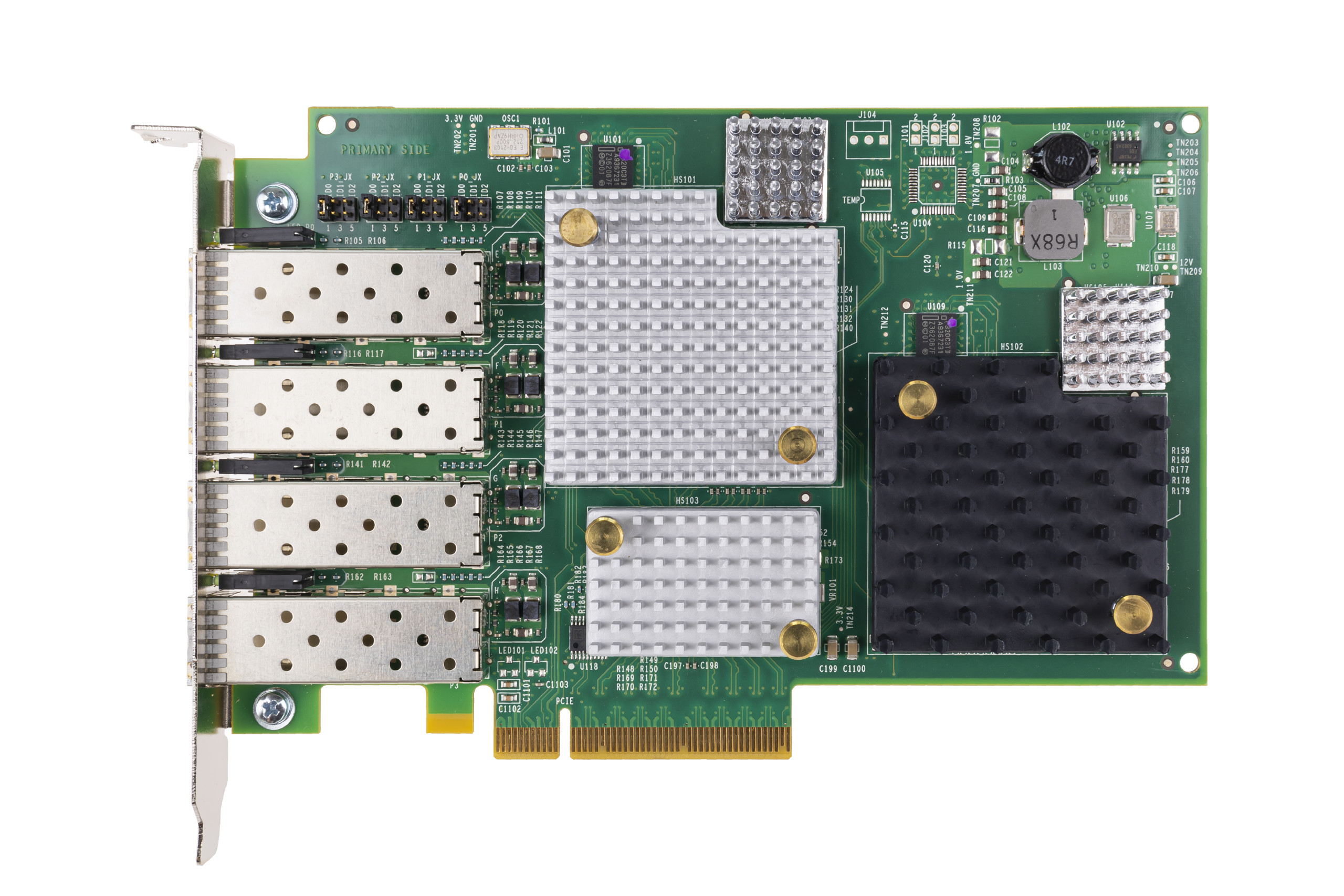 Network Card Emulex Lpe12004 4x8Gb FC PCIe 2.0x8 P003798-01B - Afbeelding 2 van 3