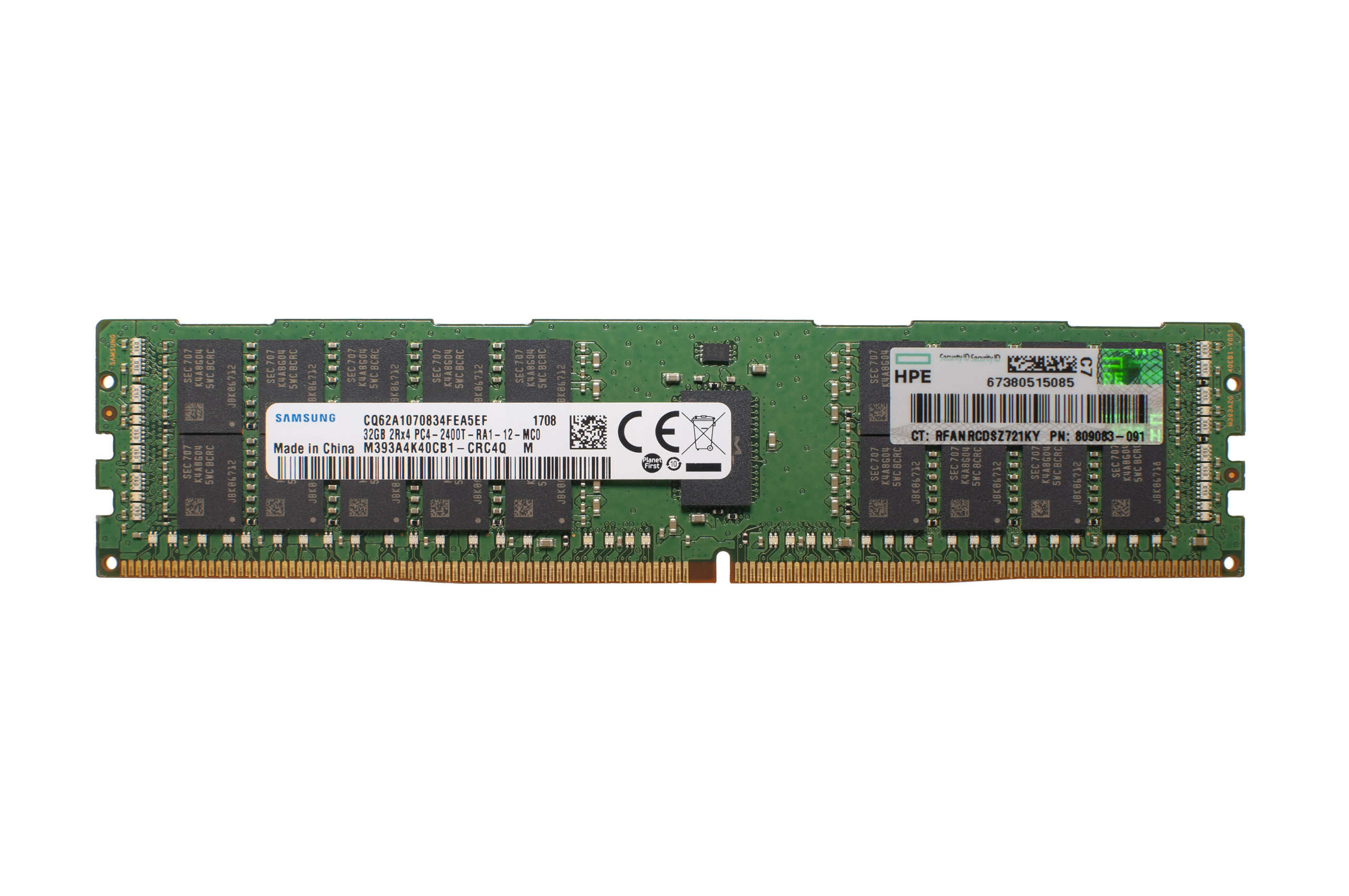 RAM HPE 32GB 2Rx4 DDR4-2400R DDR4 RDIMM 2400MHz 809083-091 | eBay