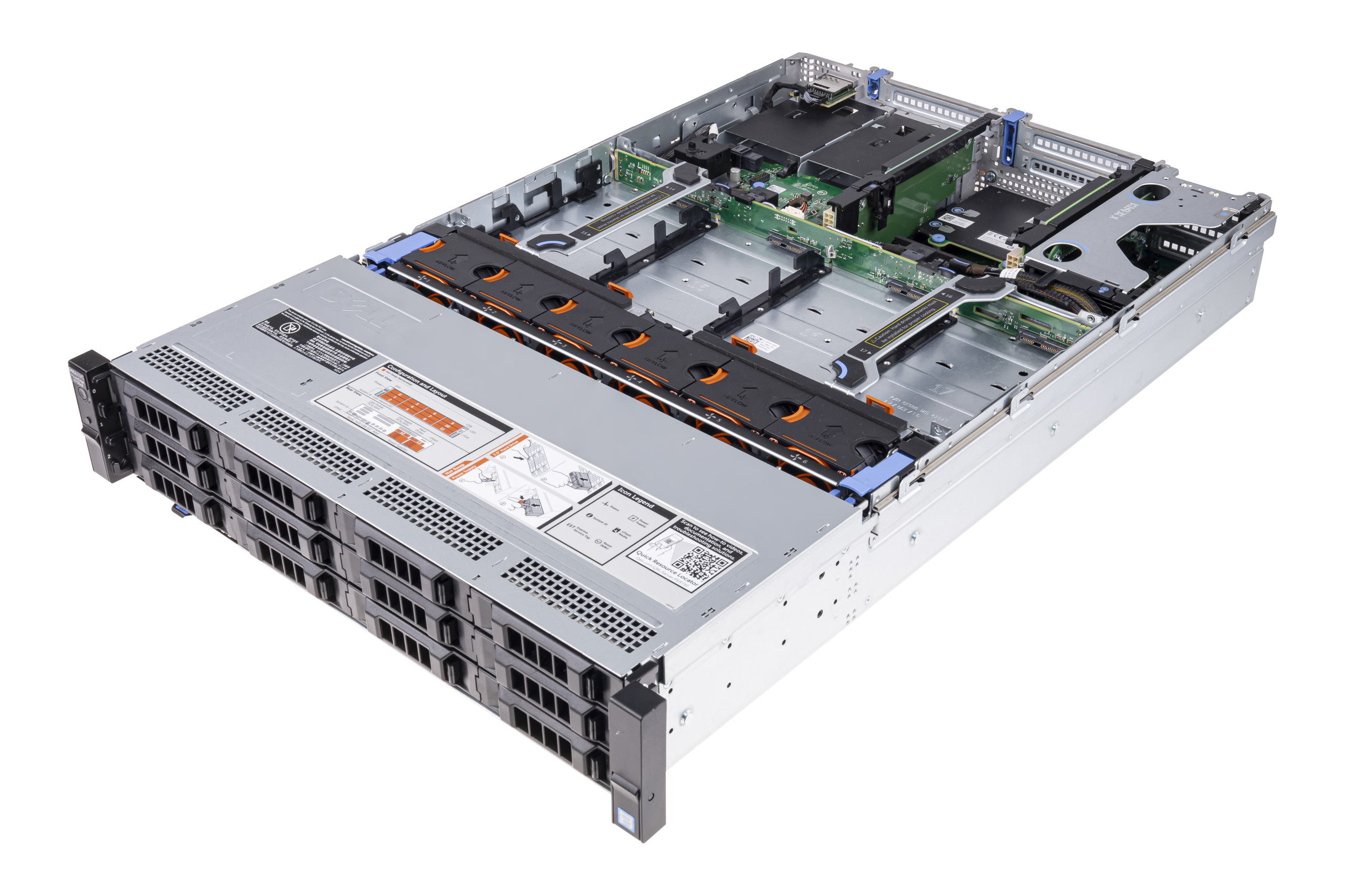 Server Dell R730xd 2xE5-2667v3 32GB 2x480GB SSD H730