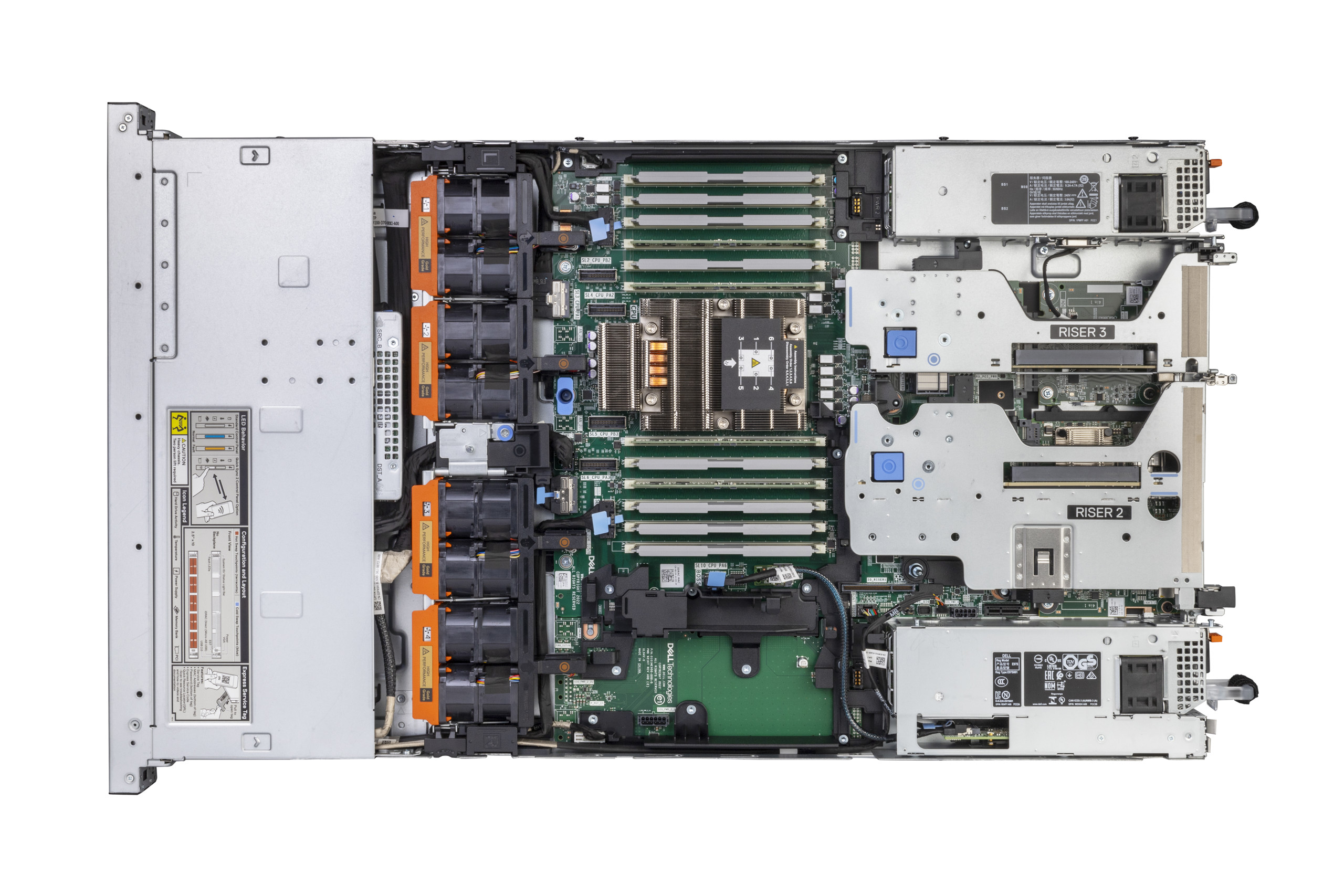Dell Poweredge R6615 Rear Serwer Dell PowerEdge R6615 10x2.5