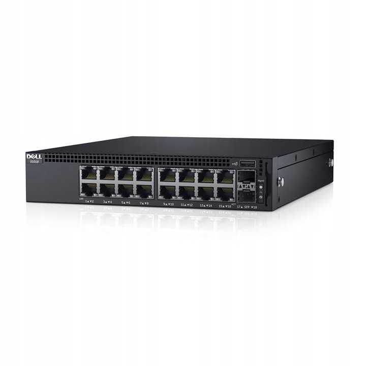 Switch Dell Force10 X1018 16x1GbE RJ45 2x1GbE SFP TXG9G