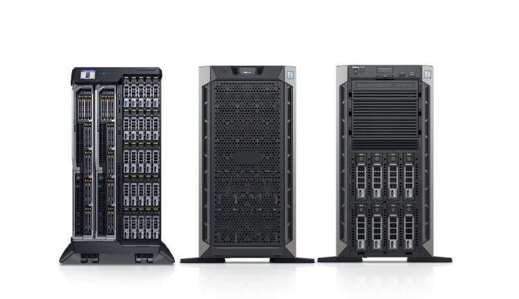 Przykładowe serwery Dell